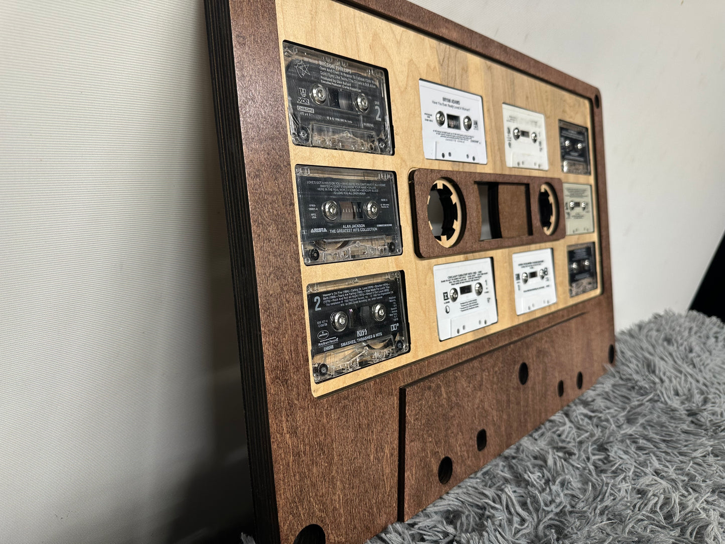 24" Cassette Tape Display Wall Art